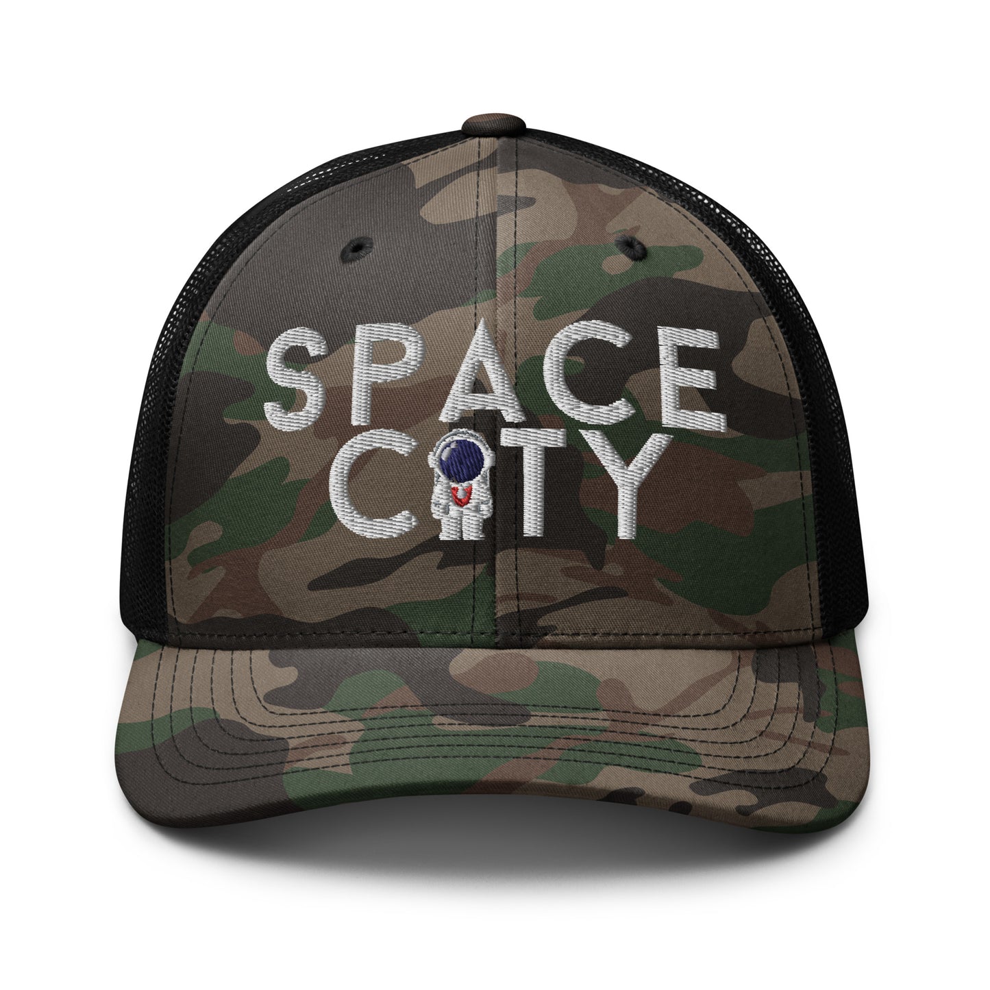 Space City Camouflage Trucker