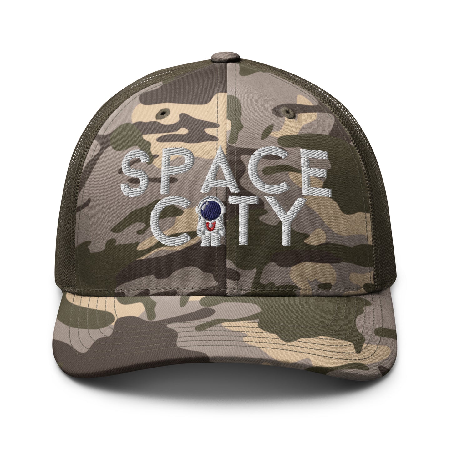 Space City Camouflage Trucker