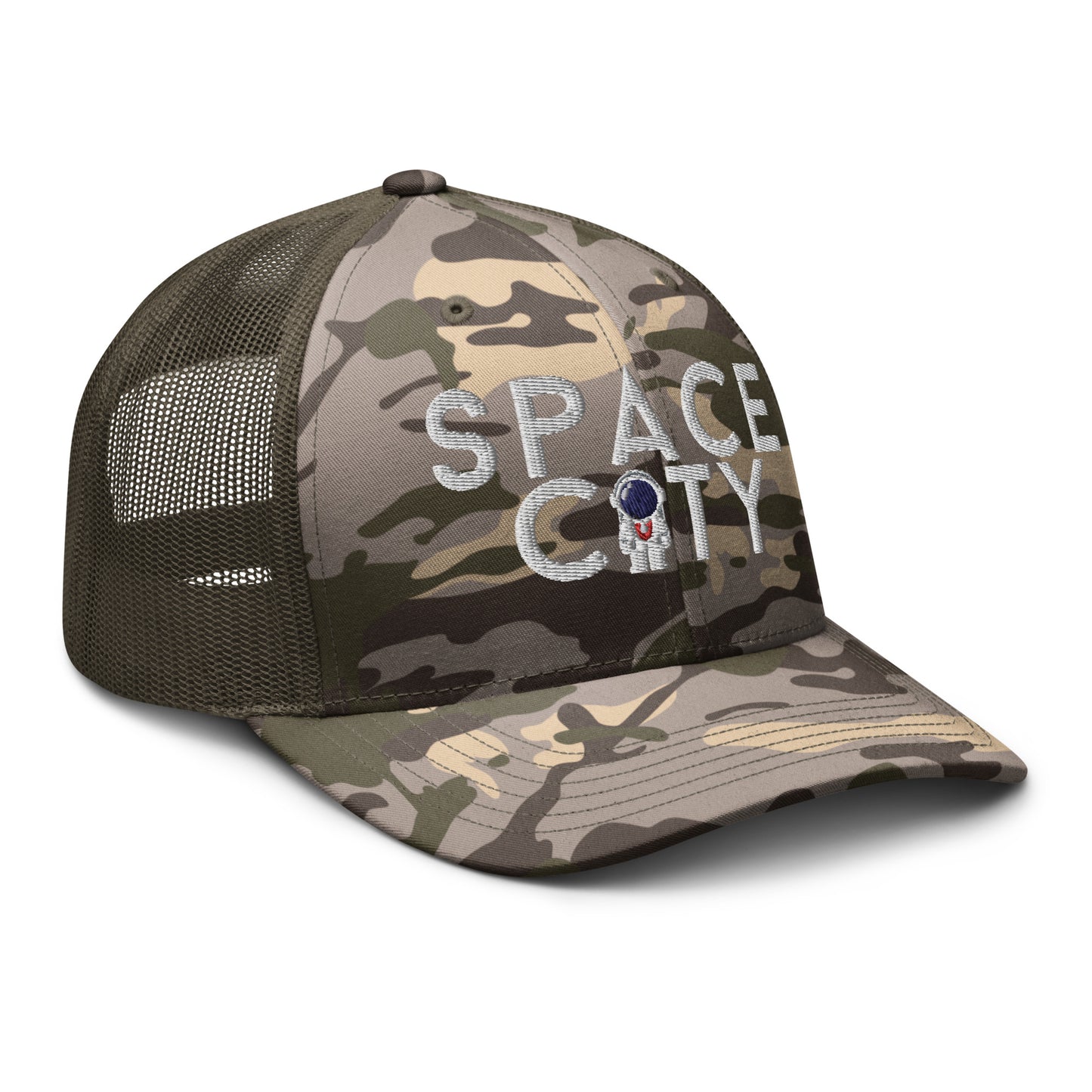 Space City Camouflage Trucker